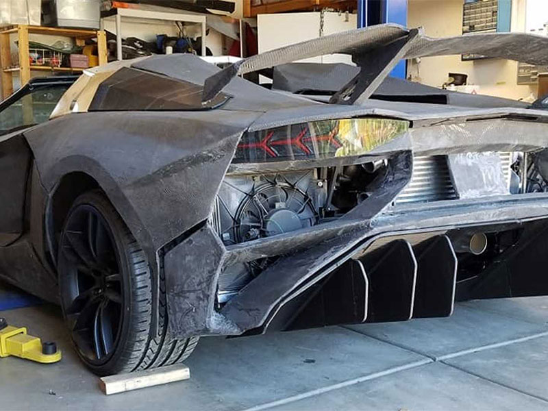 فيديو لا يصدق...  نسخة من لامبورجيني بـ 20 ألف دولار فقط